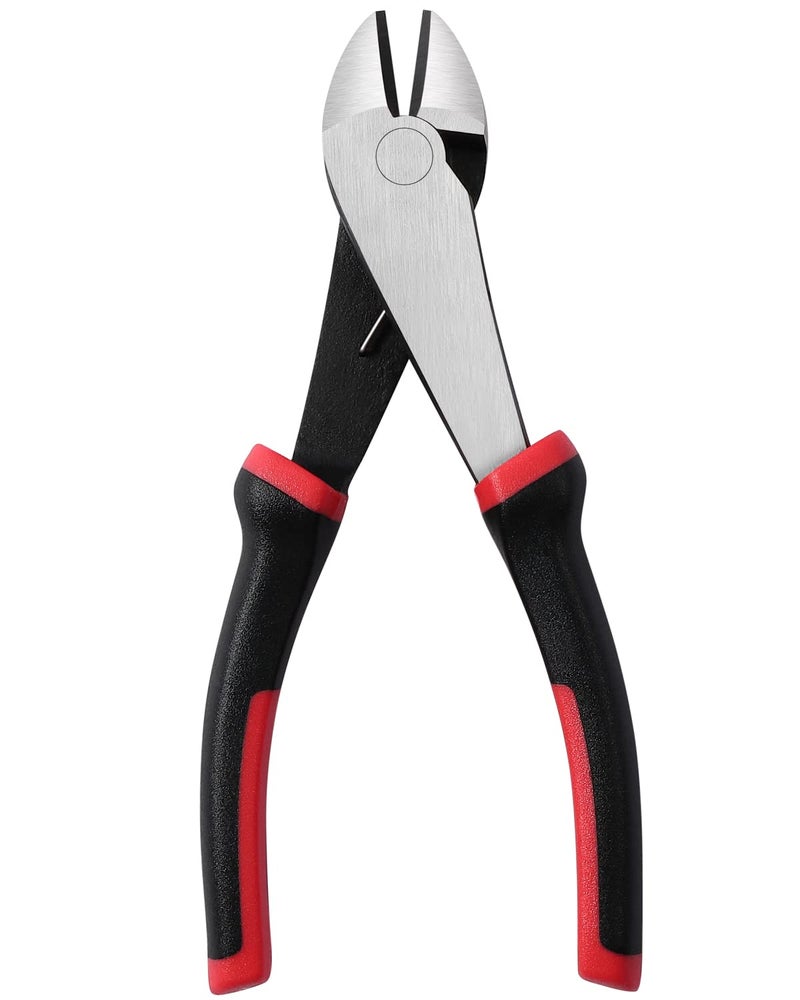 IGAN 7-inch Wire Cutters, Spring-loaded Side Cutters Dikes, Ultra Tough and Durable Diagonal Cutting Pliers in CRV Steel, Heavy Duty Cutting Pliers for Electrical, Artificial Flowers and Homes - Image 1